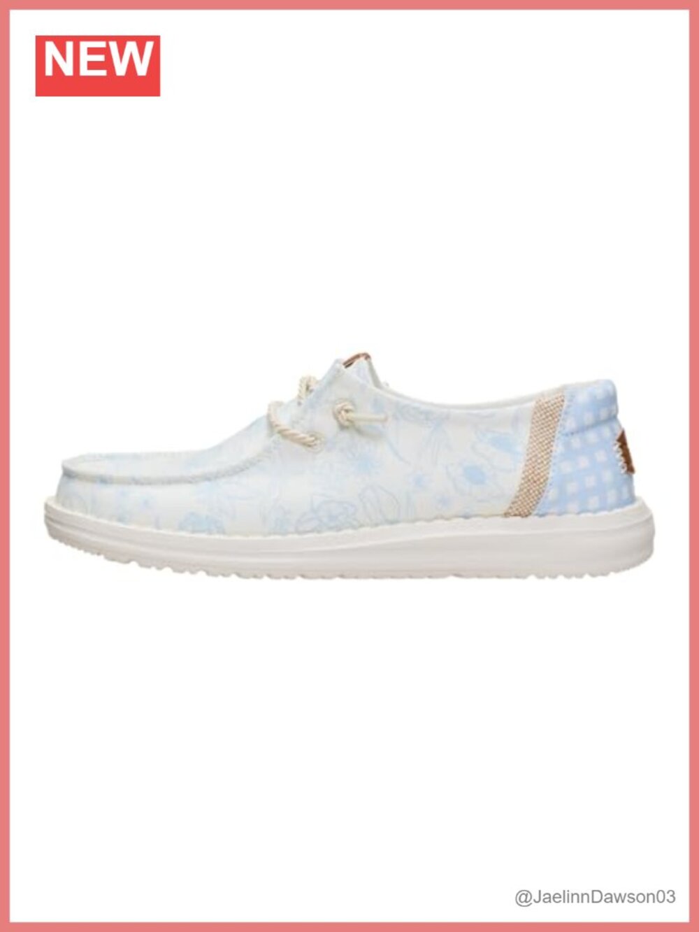 Women's Floral Slip On Loafers Canvas Lightweight Casual Shoes